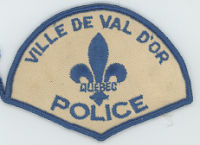 CANADA,QUEBEC,VAL D OR POLICE 1